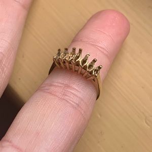 14K Gold Setting- Empty